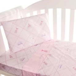 Amani Bebe - Ballerina Princess 3Pc Cot Sheet Set