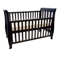 Classic Sleigh Cot - English Oak