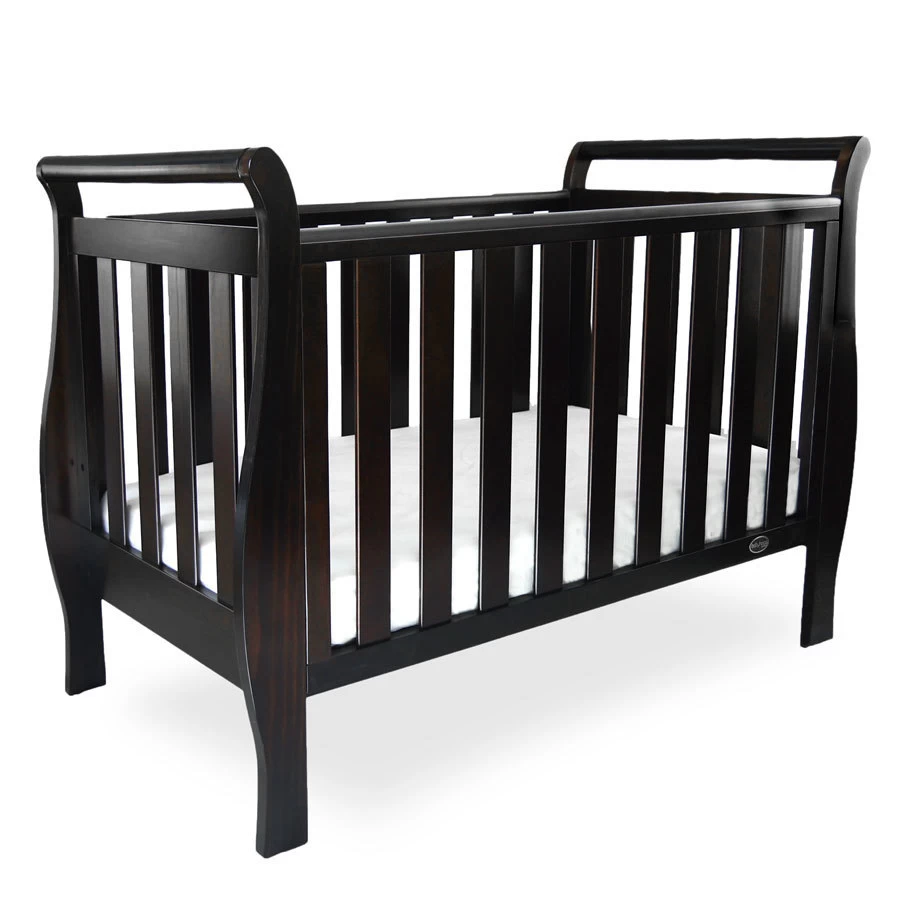 Georgia Sleigh Luxx Cot - English Oak - Image 2