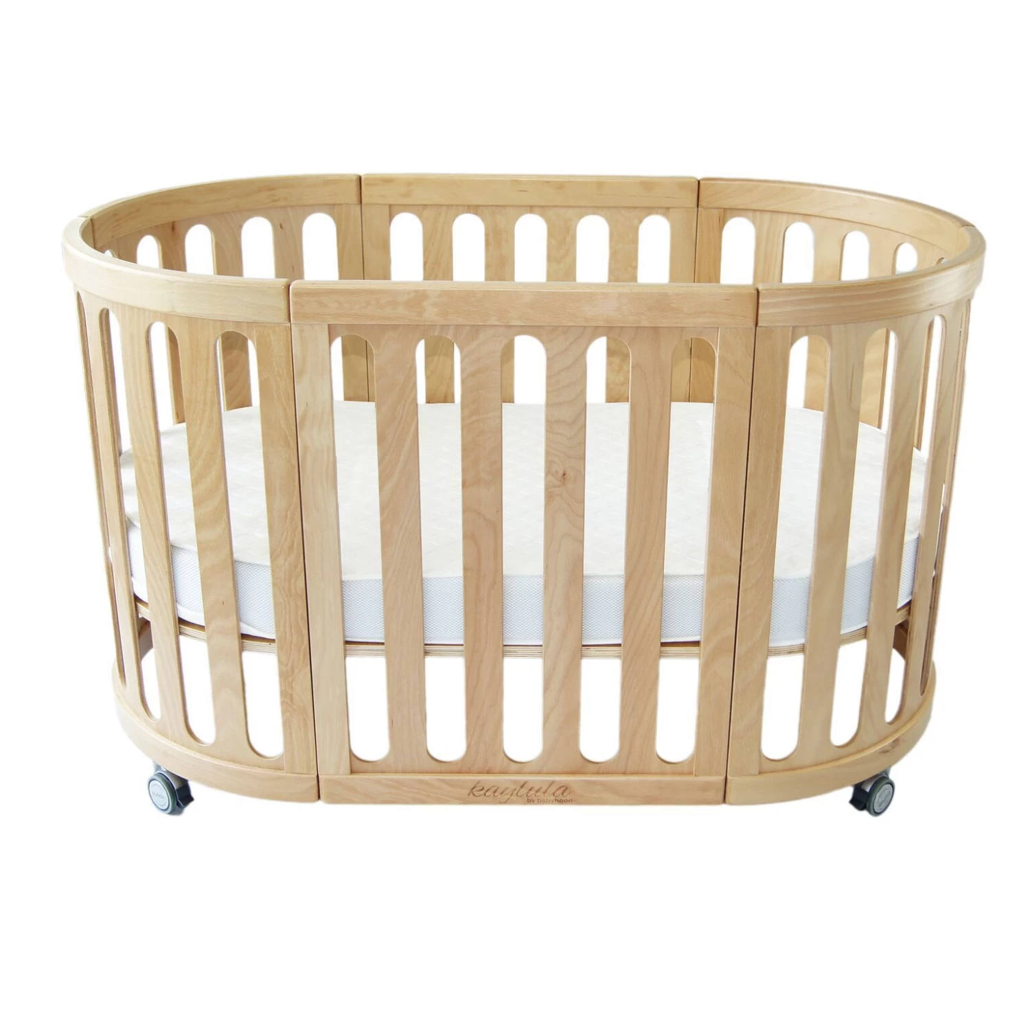 Kaylula Sova Cot Classic - Beech (With Breath Eze Mattress)