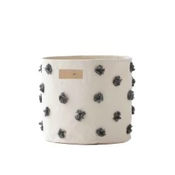 Pehr Designs - Pom Pom Bin - Charcoal