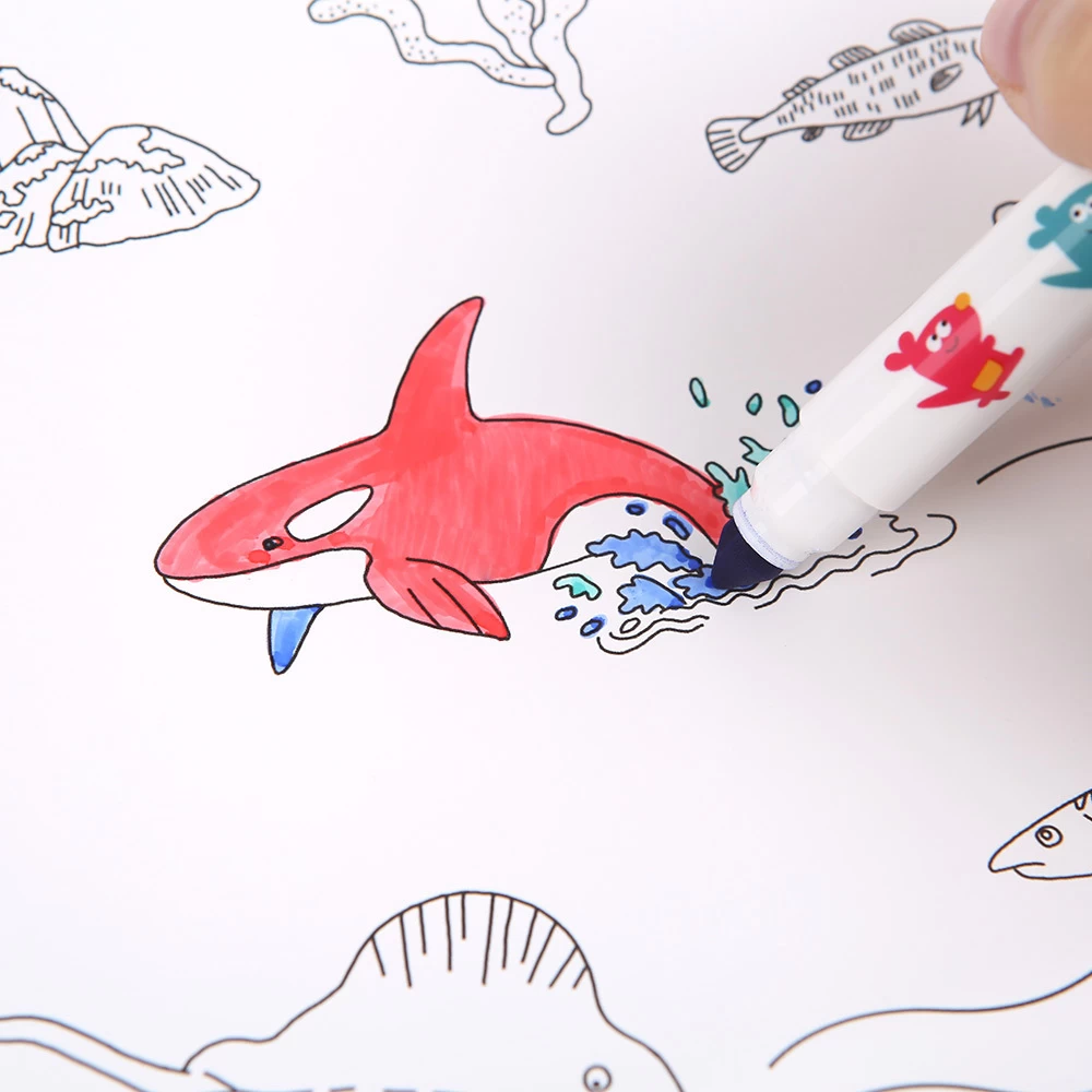 Giant Coloring Poster Pads - The World - Image 3