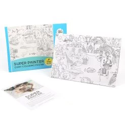 Giant Coloring Poster Pads - The World