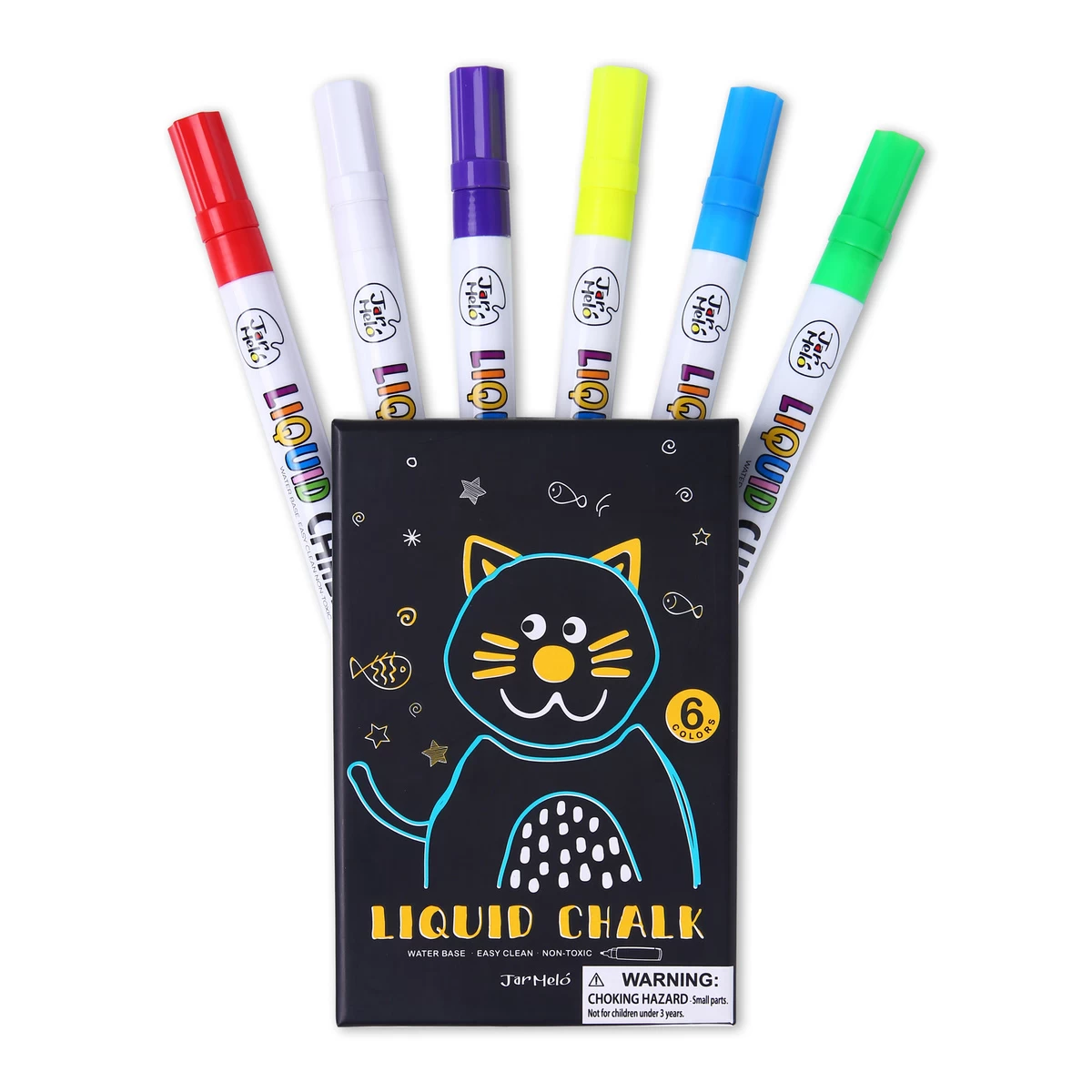 Jarmelo Liquid Chalk Markers -6 Colors - Image 2