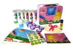 JarMelo Children's Finger Paint Kit (Pink)