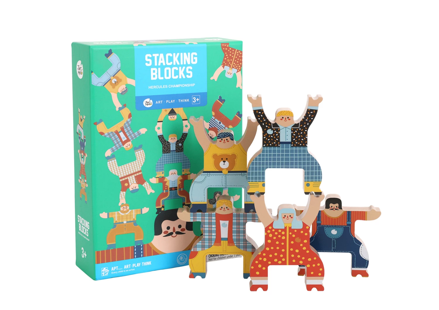 Jarmelo Stacking Blocks - Hercules Club - Image 6