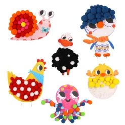 Tookyland Pom-Pom Character Kit Craft Kit