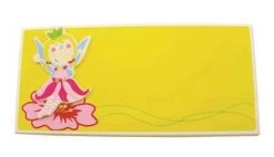 Yellow Fairy Door Name Plaque