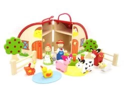 Kaper Kidz Farm Playset With Carry House