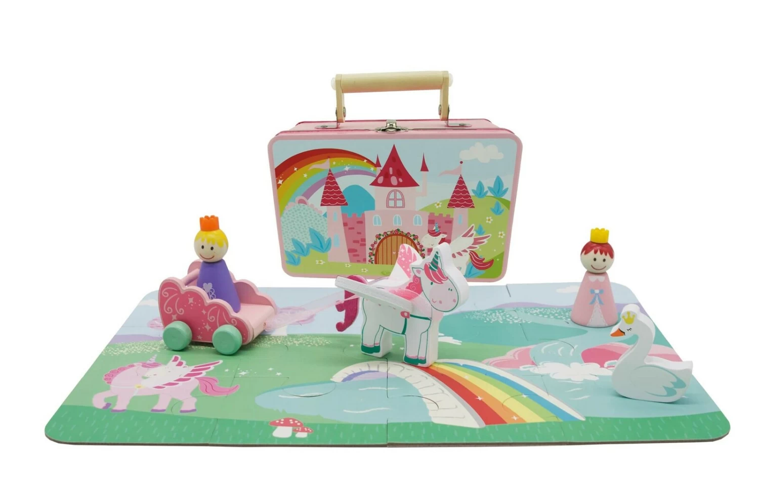 Unicorn Playset In Tin Case