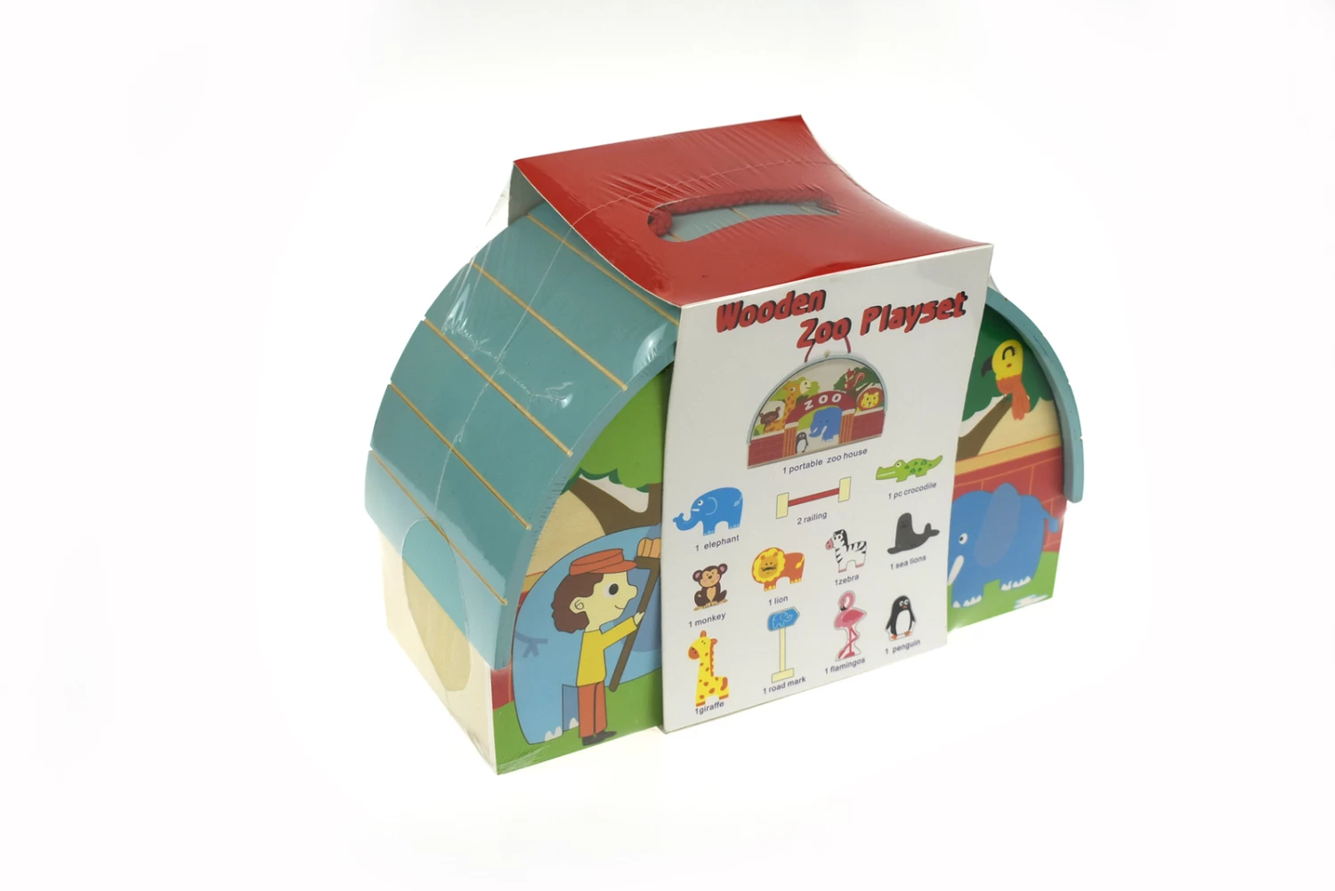 Kaper Kidz Zoo Playset With Carry House - Image 3