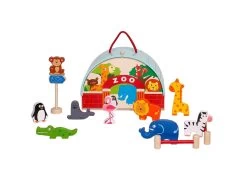 Kaper Kidz Zoo Playset With Carry House