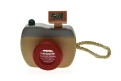 Kaper Kidz Wooden Camera Maroon