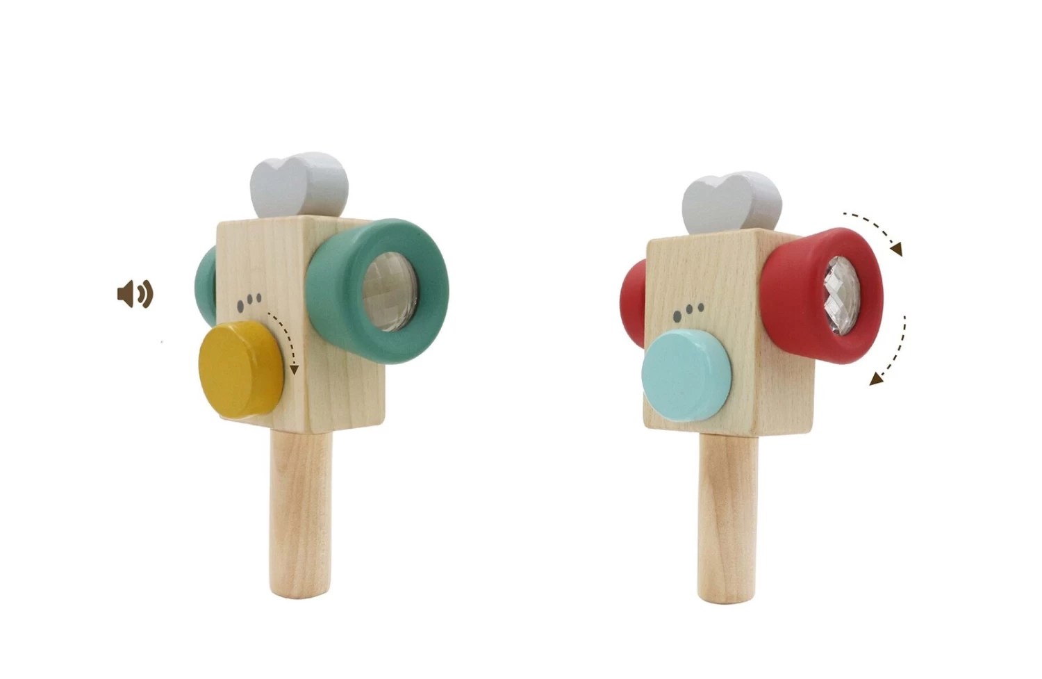 Calm & Breezy Calm & Breezy Wooden Video Recorder Prism Red - Image 2