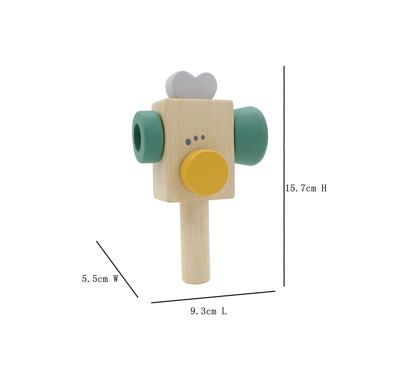 Calm & Breezy Calm & Breezy Wooden Video Recorder Prism Red - Image 3