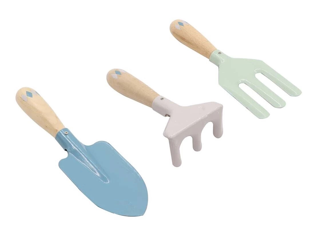 Kaper Kidz Calm & Breezy Kids Garden Tool 3Pcs Set Blue