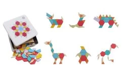 Kaper Kidz Calm & Breezy Pattern Blocks In Tin Box
