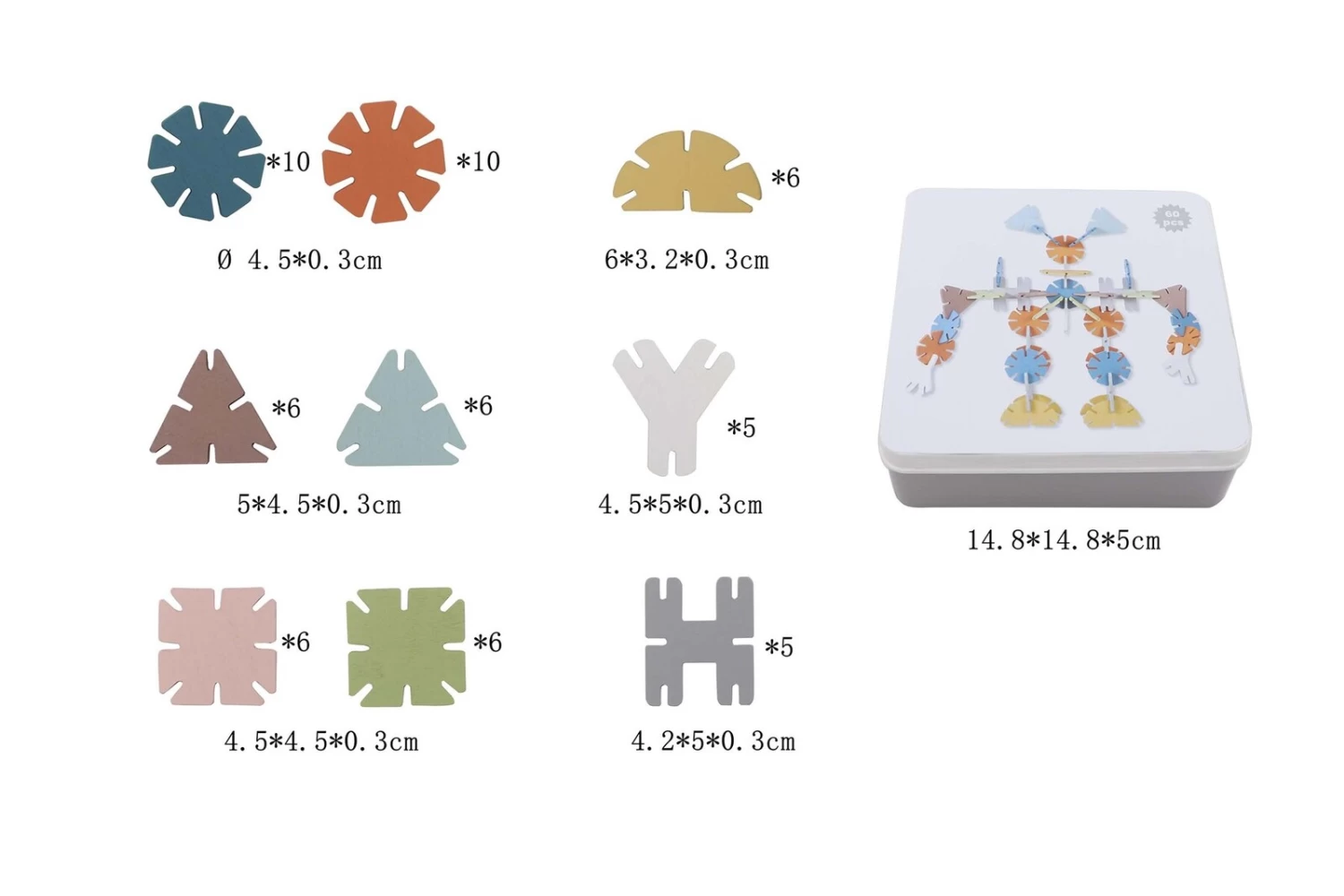 Kaper Kidz Calm & Breezy Connector Disk In Tin Box - Image 2
