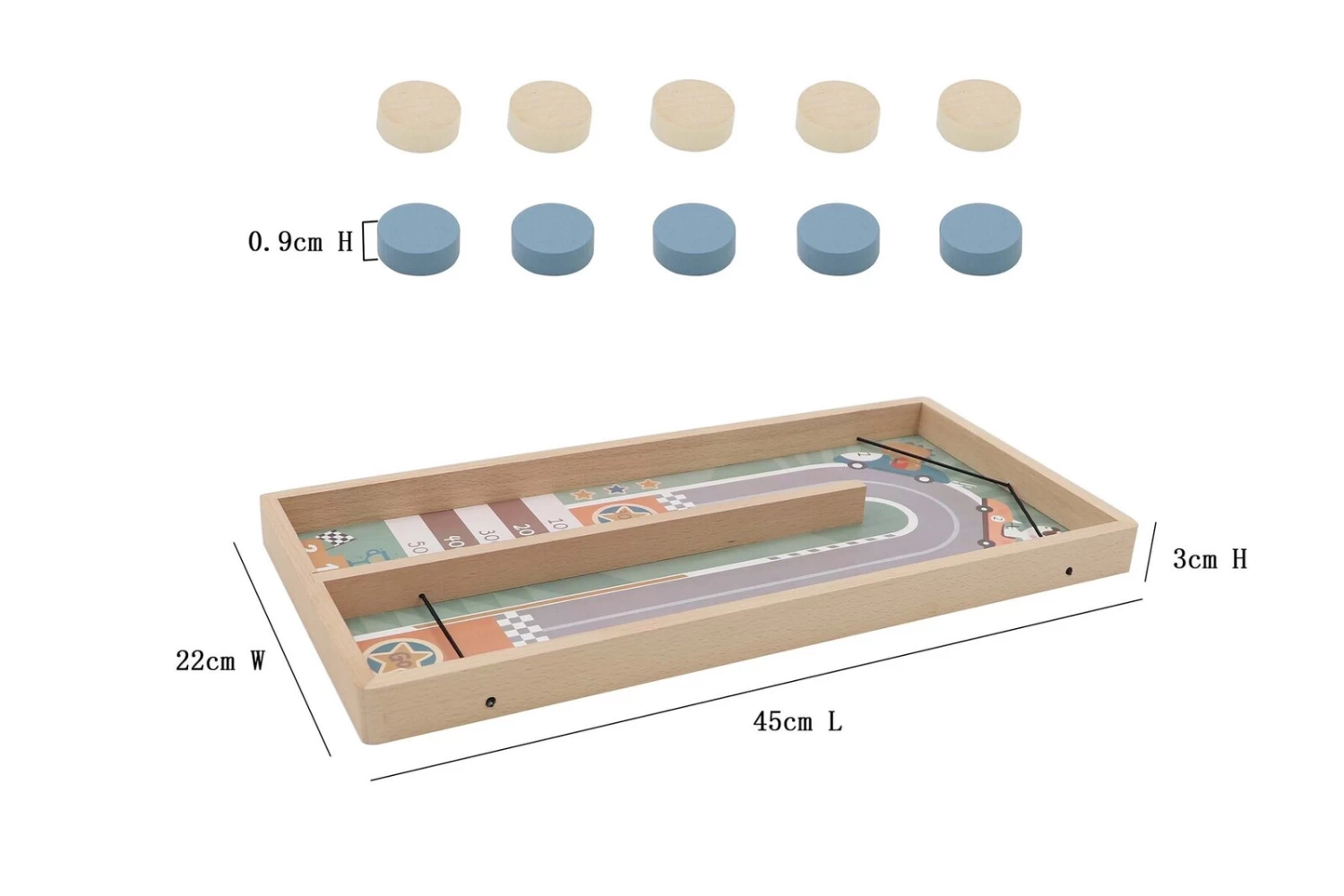 Kaper Kidz Wooden Sling Pinball Game - Image 3