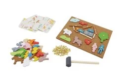 Kaper Kidz Farm Tap A Shape With Hammer Nails
