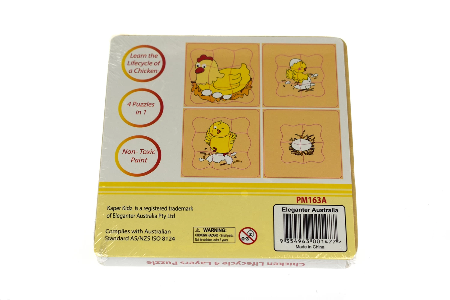 Kaper Kidz Chicken Lifecycle 4 Layers Puzzle - Image 4