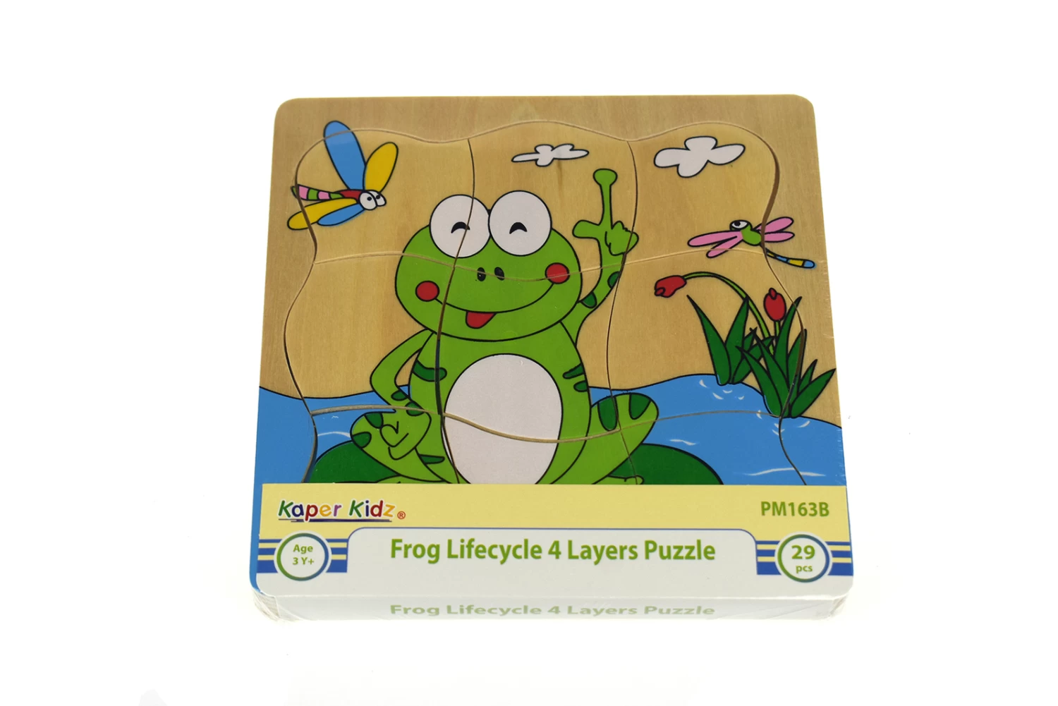 Kaper Kidz Frog Lifecycle 4 Layers Puzzle - Image 3