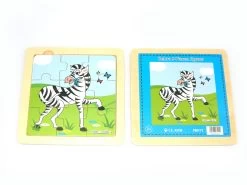 Zebra 9Pcs Jigsaw