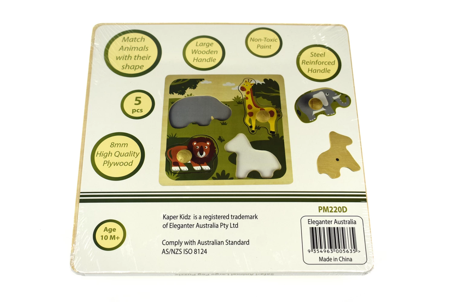 Kaper Kidz Farm Animal Large Peg Puzzle - Image 5