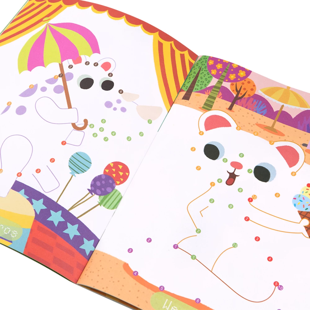 JarMelo Bulk 3 Dot-To-Dot Animals/Colouring/Drawing Books - Image 6