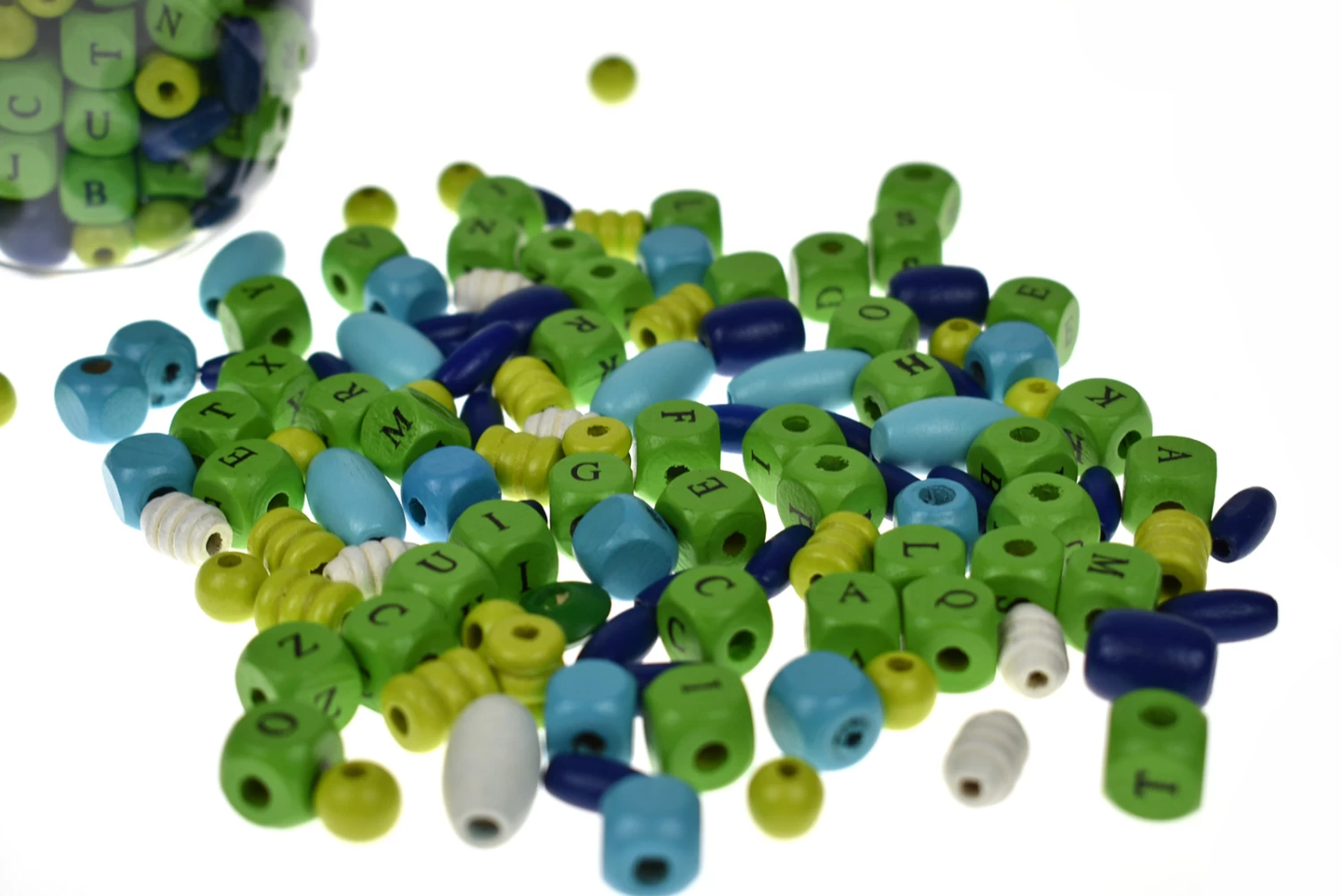 Kaper Kidz Yum Yum Diy Alphabet Bead Blue Blizzard Craft Kit - Image 3