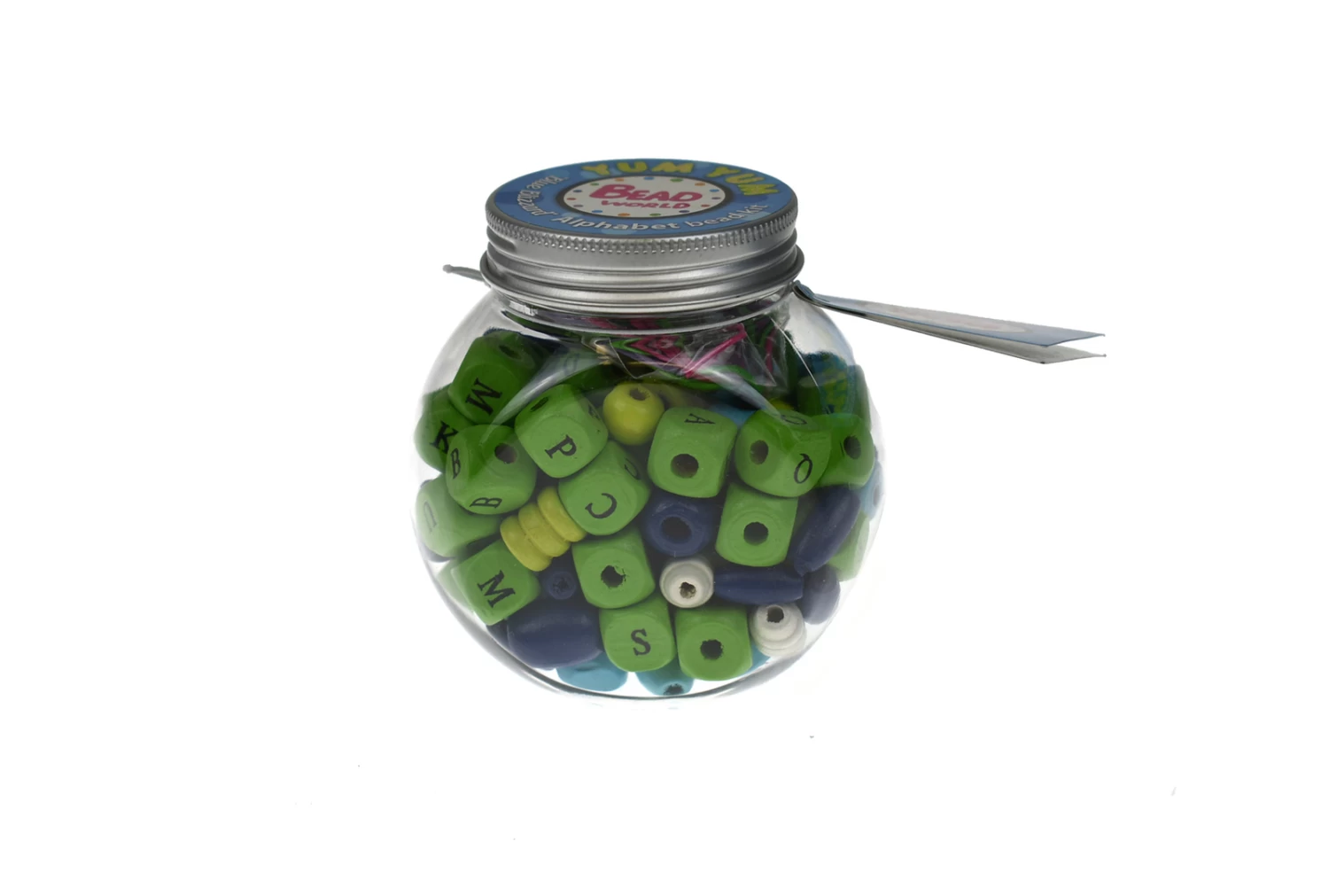 Kaper Kidz Yum Yum Diy Alphabet Bead Blue Blizzard Craft Kit