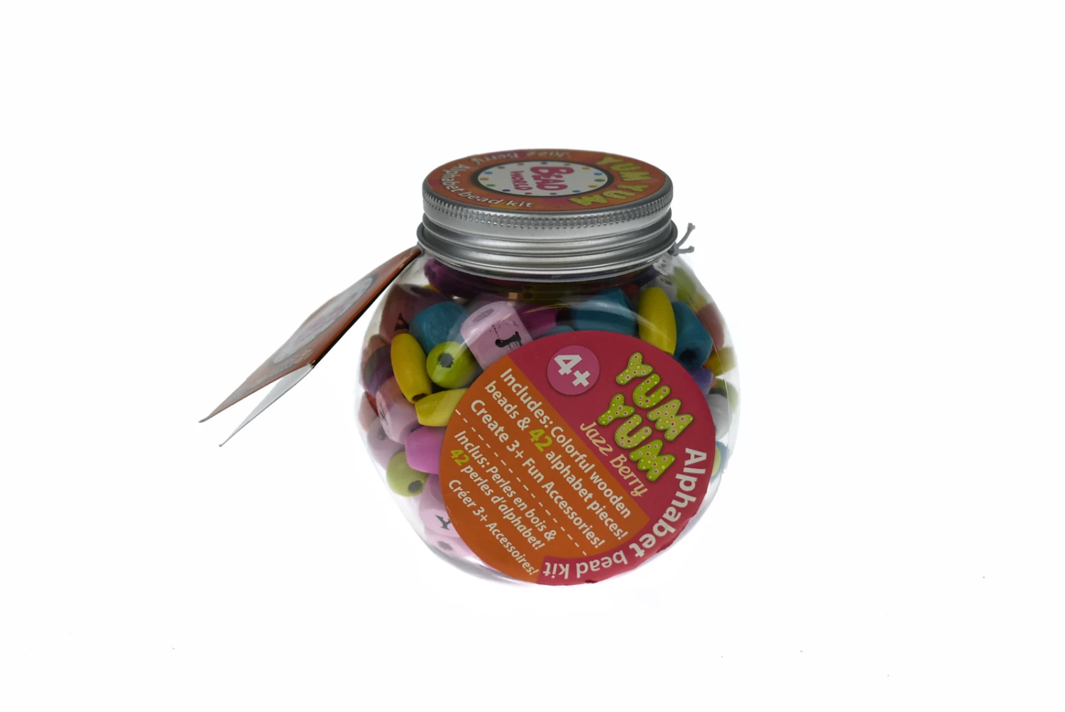 Kaper Kidz Yum Yum Diy Alphabet Bead Orange Jazz Berry Craft Kit - Image 3