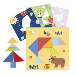 Tooky Toy Magnetic Tangram Play