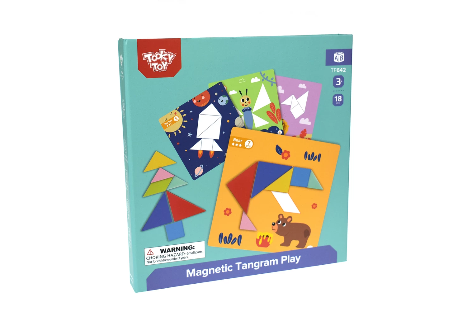 Tooky Toy Magnetic Tangram Play - Image 4