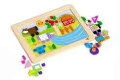 Tooky Toy Magnetic Puzzle Board- Farm