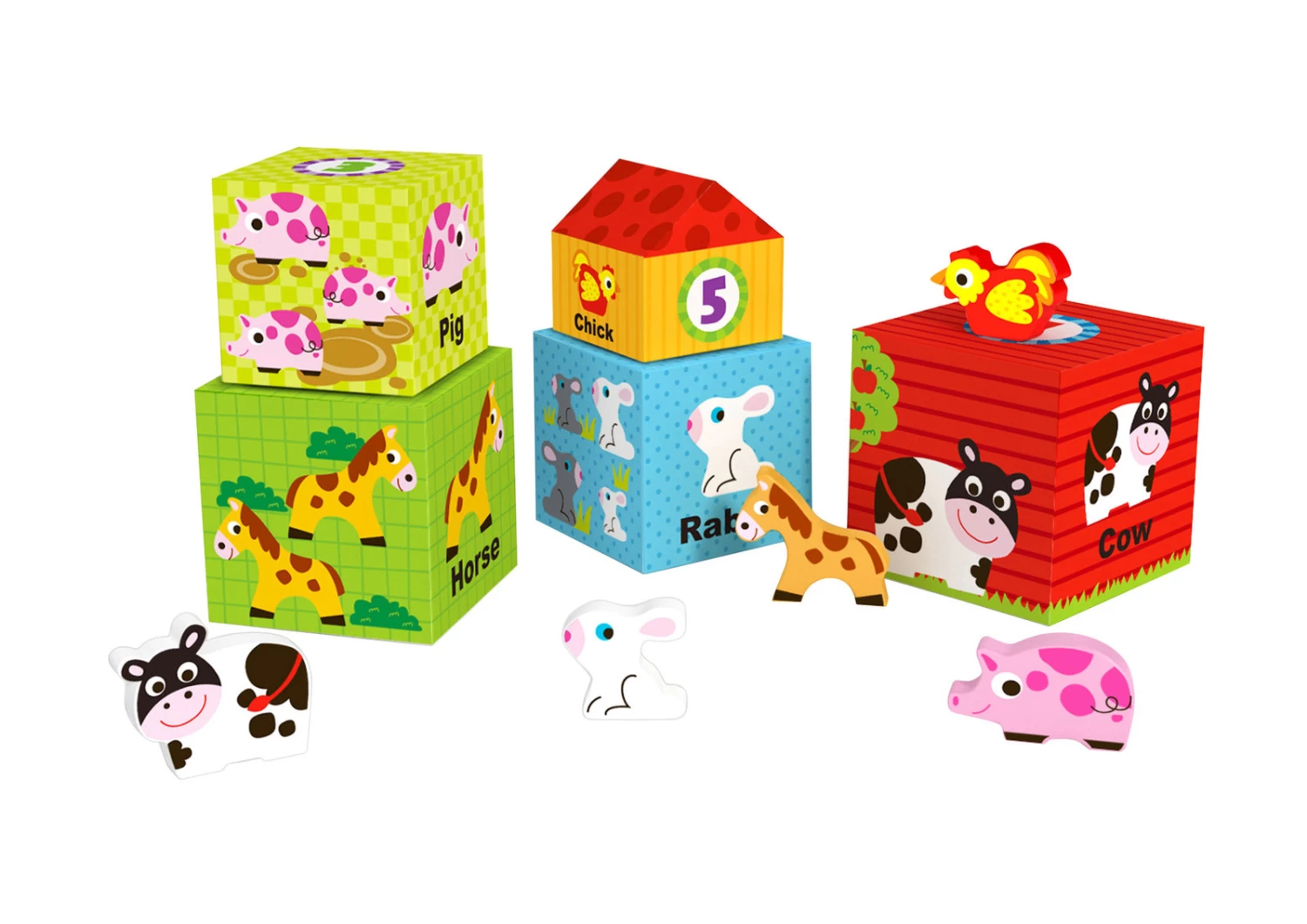 Tooky Toy Nesting Box - Farm - Image 2