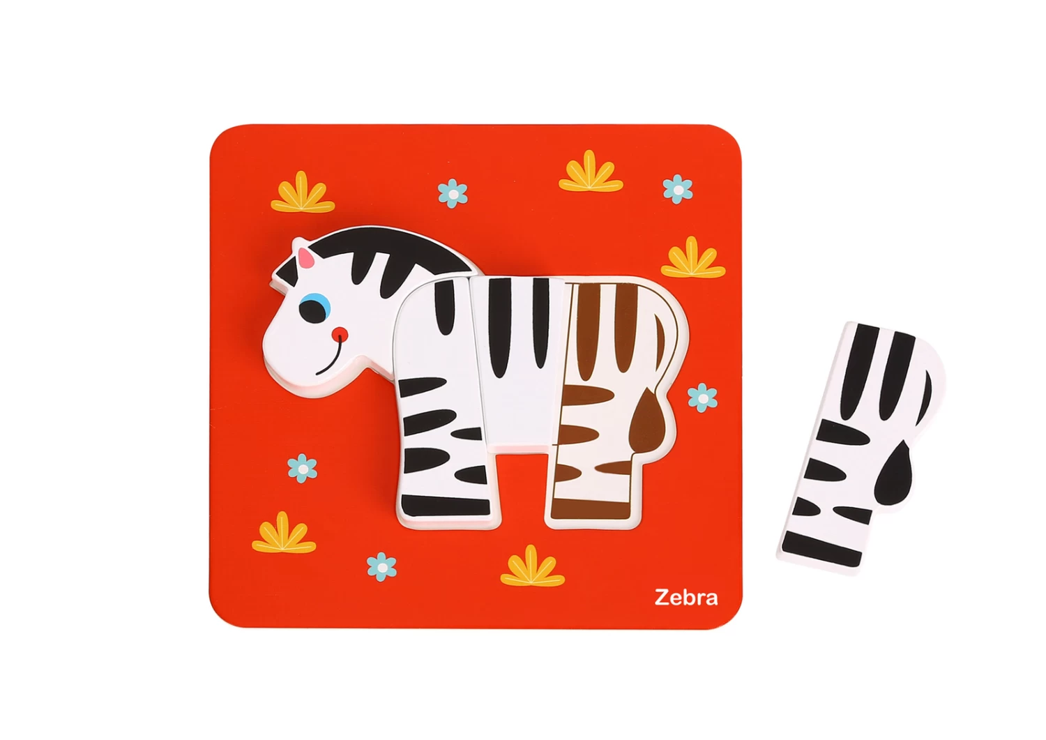 Tooky Toy 6 In 1 Mini Animal Puzzle - Image 2