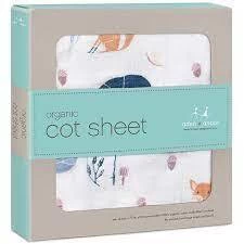Aden And Anais Into The Woods Theme Organic Cot Sheet Single